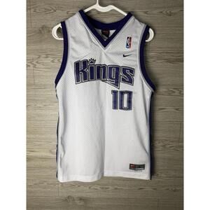 Vtg Nike NBA  Kings Mike Bibby 10 Swingman Jersey Youth L